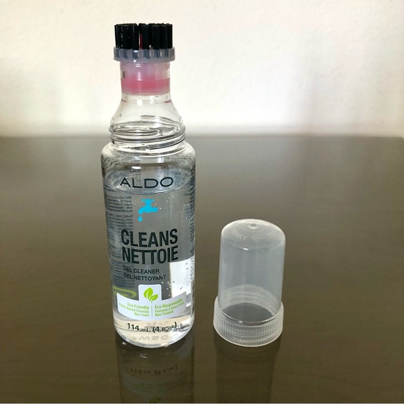 ALDO Azuria Pink, White, and Gold Joggers Sneakers and gel cleaner  - size 7 - Picture 9 of 13